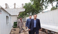 بازدید شهردار رشت از روند تیرگذاری تقاطع غیرهمسطح شهید باهنر‌  با نصب ۱۶ تیر،پیشرفت تقاطع غیرهمسطح شهید باهنر رشت به ۵۰ درصد رسید